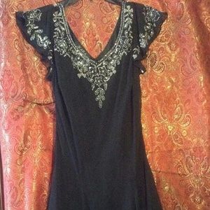 Black Beaded Dress